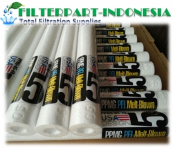 Micro Groove MeltBlown Spun PP Cartridge Filter Part Indonesia  large