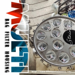 Multi Bag Filter Housing Isi 10 untuk Filtrasi Cairan Industri Berkapasitas Besar  large