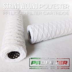 d d string wound polyester cartridge filter benang yarn ss304  large