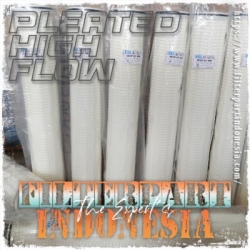 hfcp pleated filter cartridge high flow 40 dan 60 inch  large