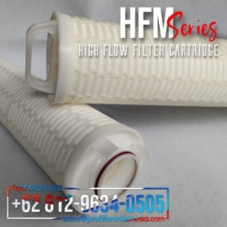 pfi hfm high flow filter cartridge pleated 5 micron  large